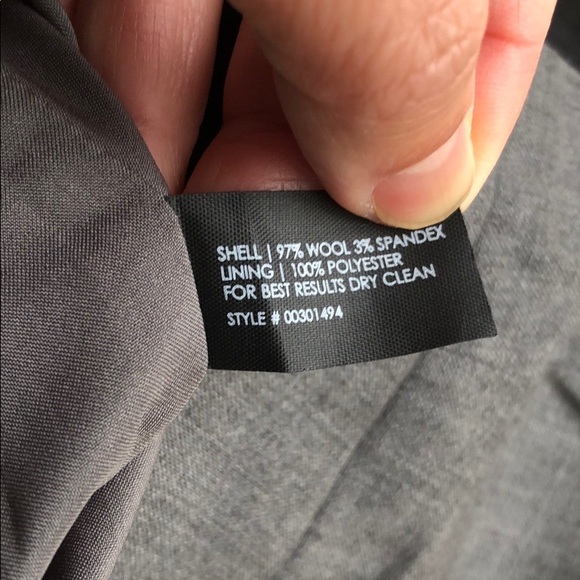 NWT Club Monaco Italian Wool Skirt in Grey - Picture 6 of 6